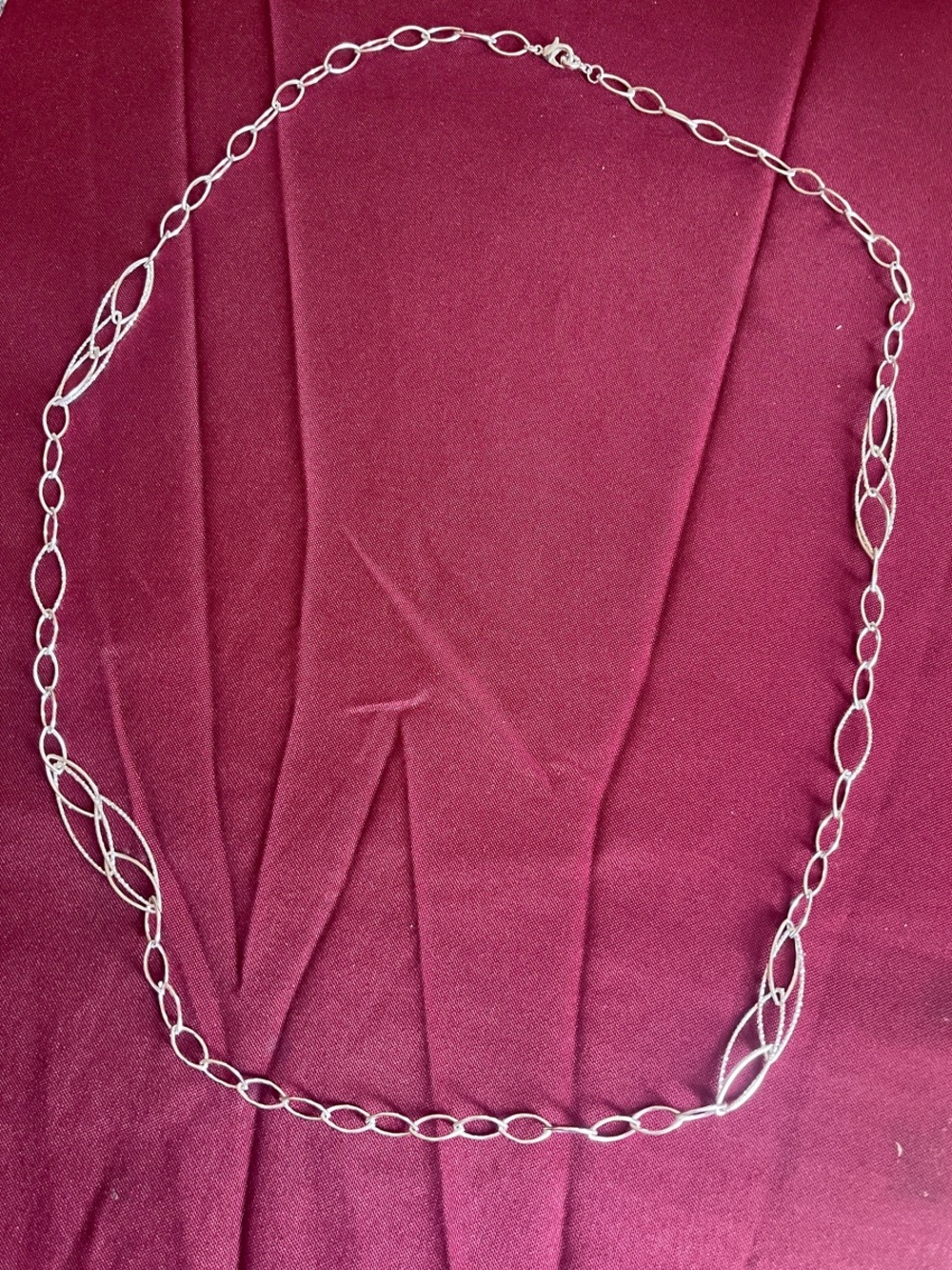Anne Klein 42" Silver-Tone Long Link Necklace